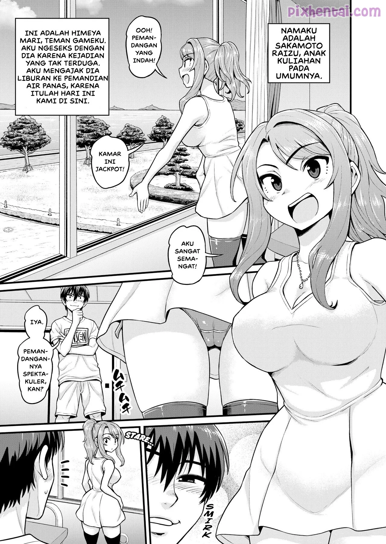 Komik hentai xxx manga sex bokep That Time I Smashed My Gamer Girl Friend on A Hot Spring Trip NTR version 2
